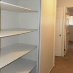 shelving and storage space in 2 bedroom flat