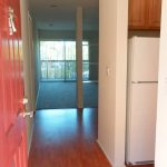 hallway from front door in 2 bedroom flat